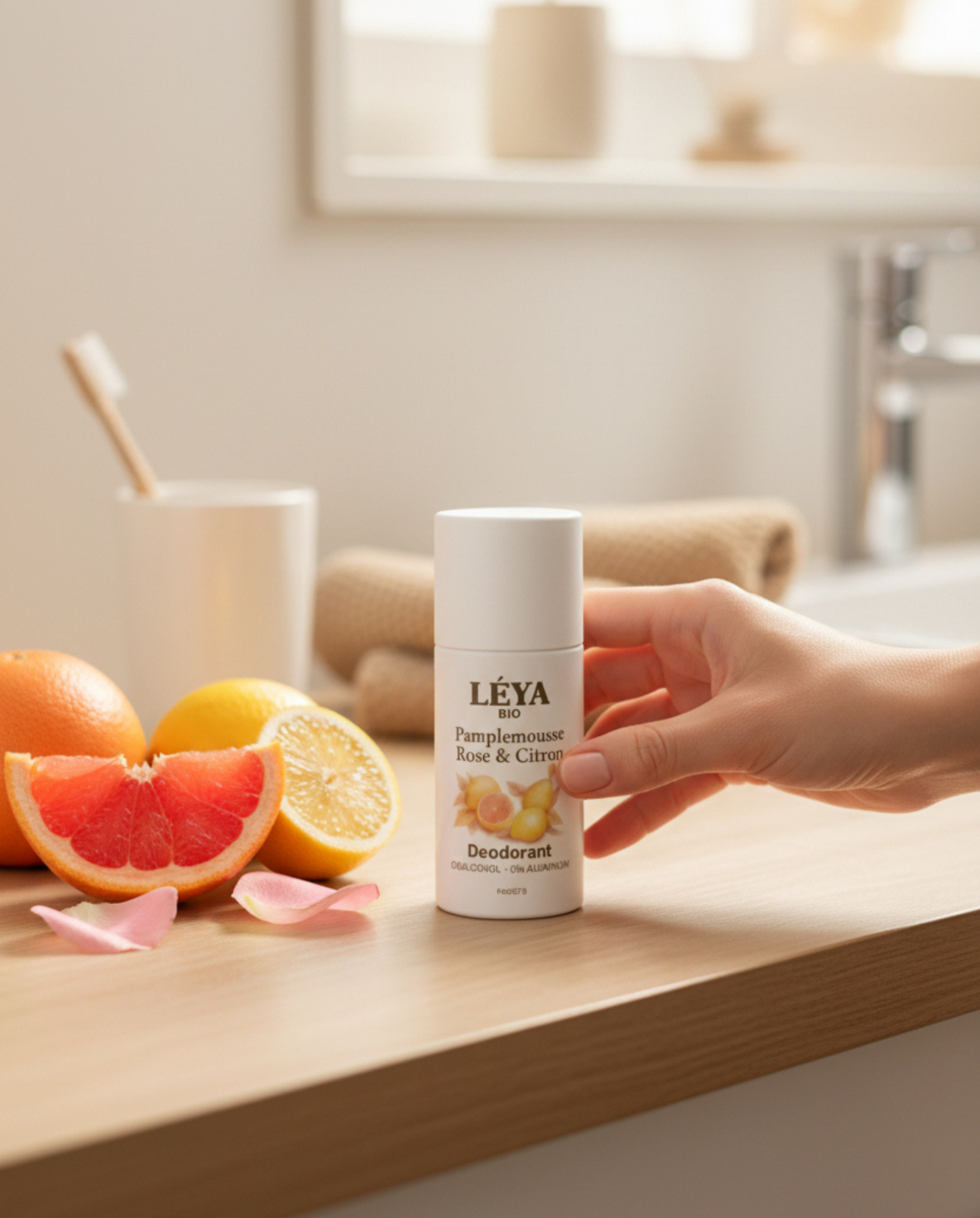 Déodorant Naturel Pamplemousse Rose & Citron